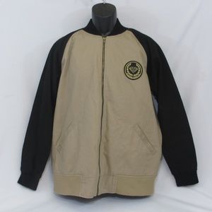 Diamond Supply Jacket Tan Black Patch RN 137665
